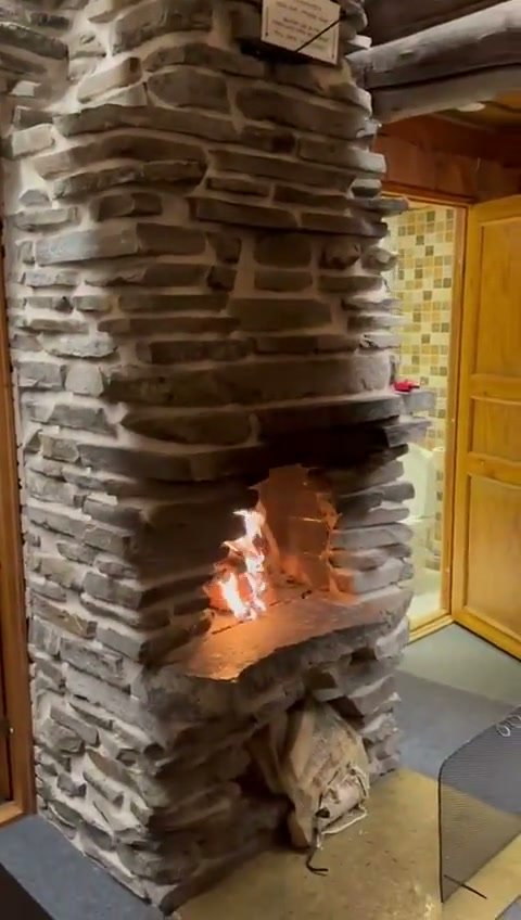 Unterkunft Blockhütte mit eigenem Kamin & Sauna